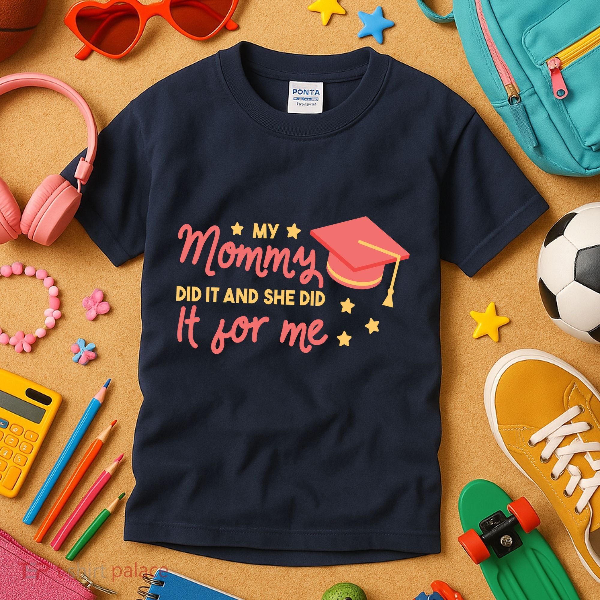 Graduated Mom Did It For Me Kids T-Shirt