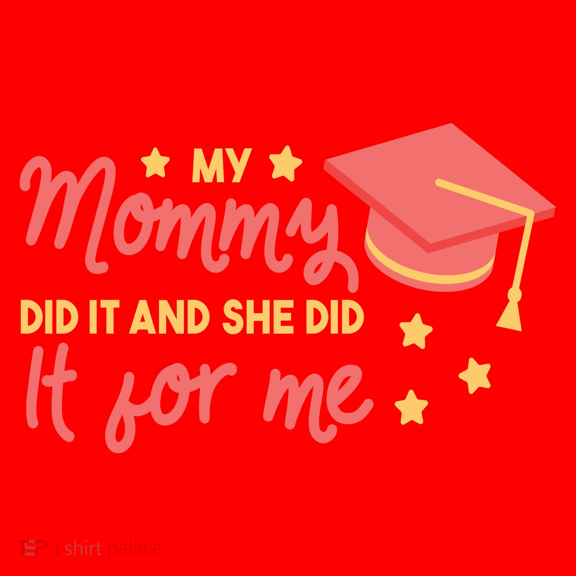 Graduated Mom Did It For Me Santa Hat