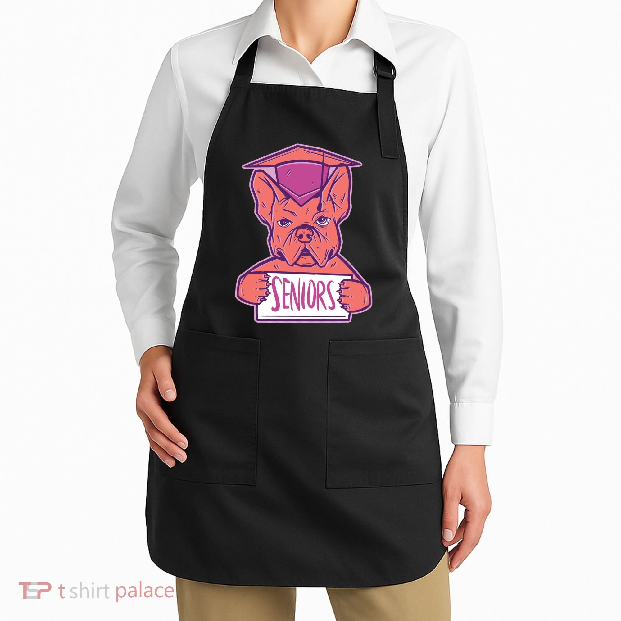 Graduating Bulldog Senior Apron