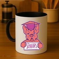 Graduating Bulldog Senior Coffee Mug thumb 4