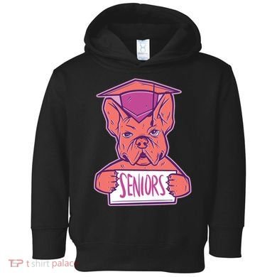 Graduating Bulldog Senior Toddler Hoodie