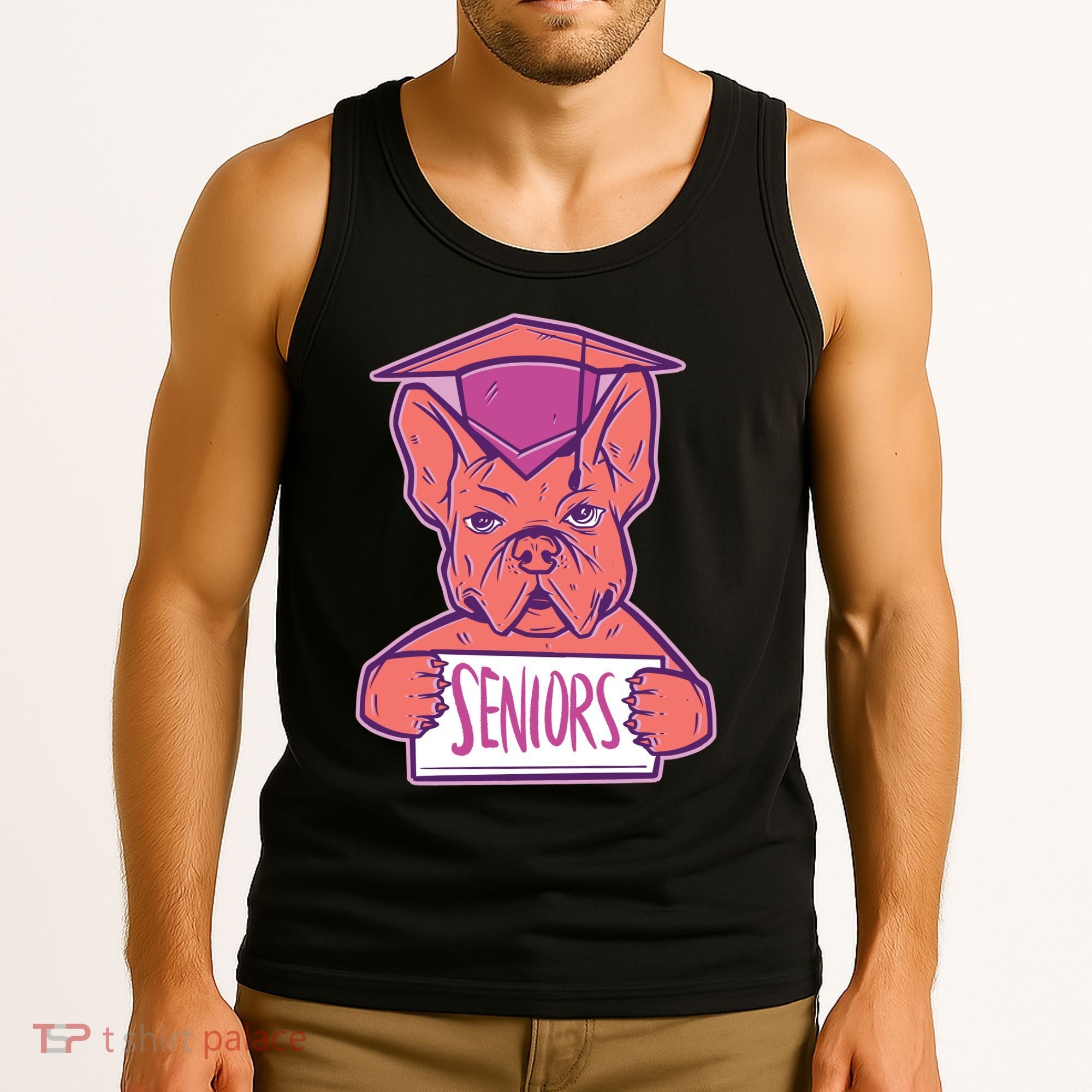 Graduating Bulldog Senior Tank Top