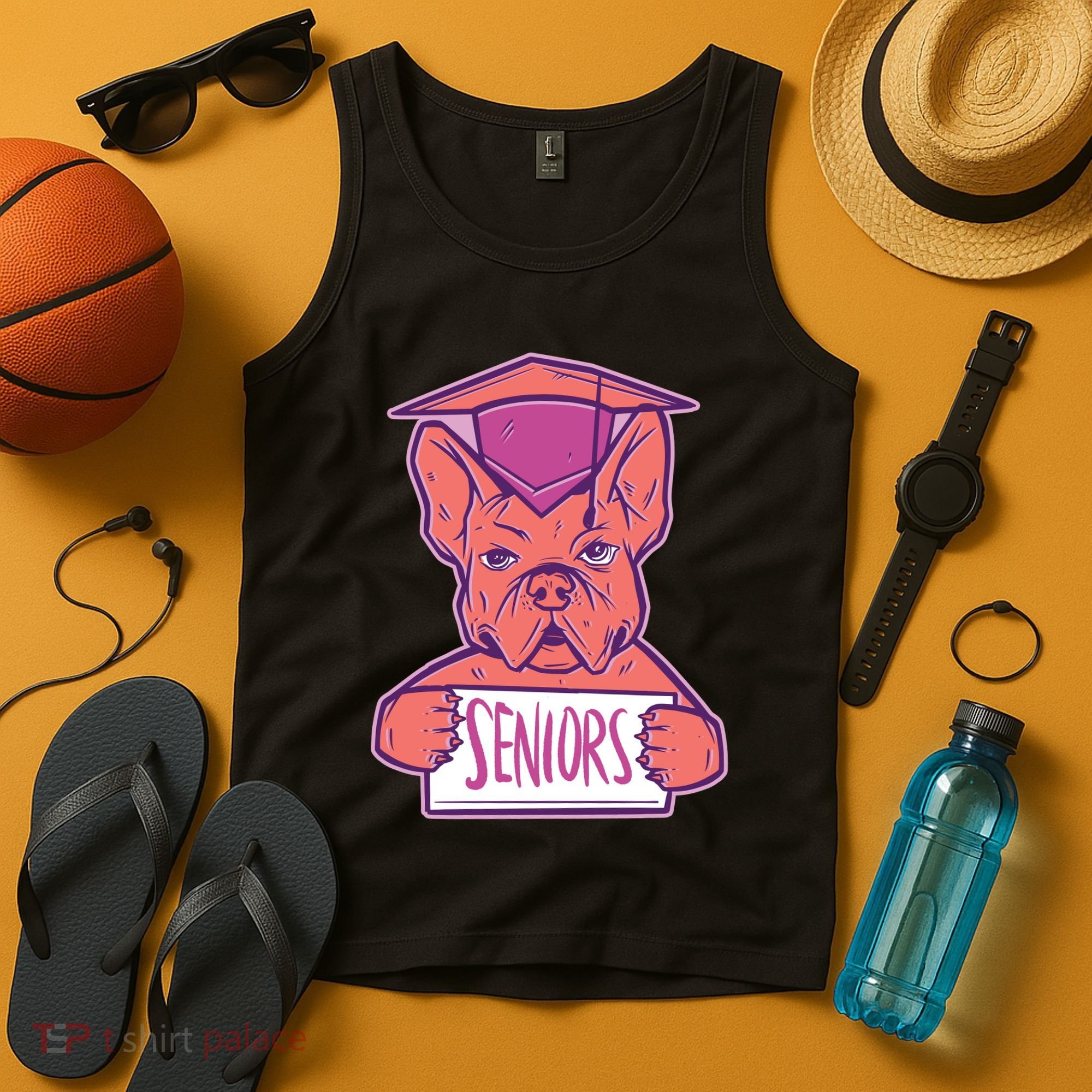 Graduating Bulldog Senior Tank Top
