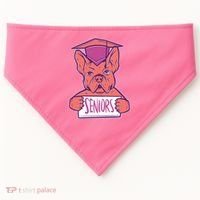 Graduating Bulldog Senior USA-Made Doggie Bandana thumb 0