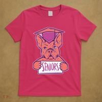 Graduating Bulldog Senior T-Shirt thumb 5
