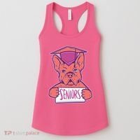 Graduating Bulldog Senior Women's Tank Top thumb 0