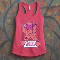Graduating Bulldog Senior Women's Tank Top thumb 3