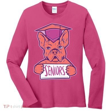 Graduating Bulldog Senior Women's Long Sleeve Shirt