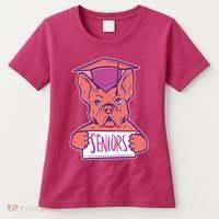 Graduating Bulldog Senior Women's T-Shirt thumb 0