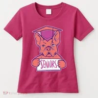 Graduating Bulldog Senior Women's T-Shirt thumb 0
