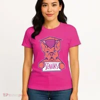 Graduating Bulldog Senior Women's T-Shirt thumb 4