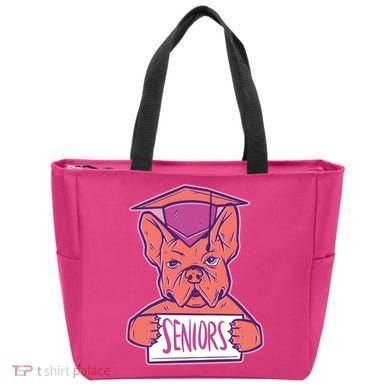 Graduating Bulldog Senior Tote Bag