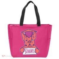Graduating Bulldog Senior Tote Bag thumb 0