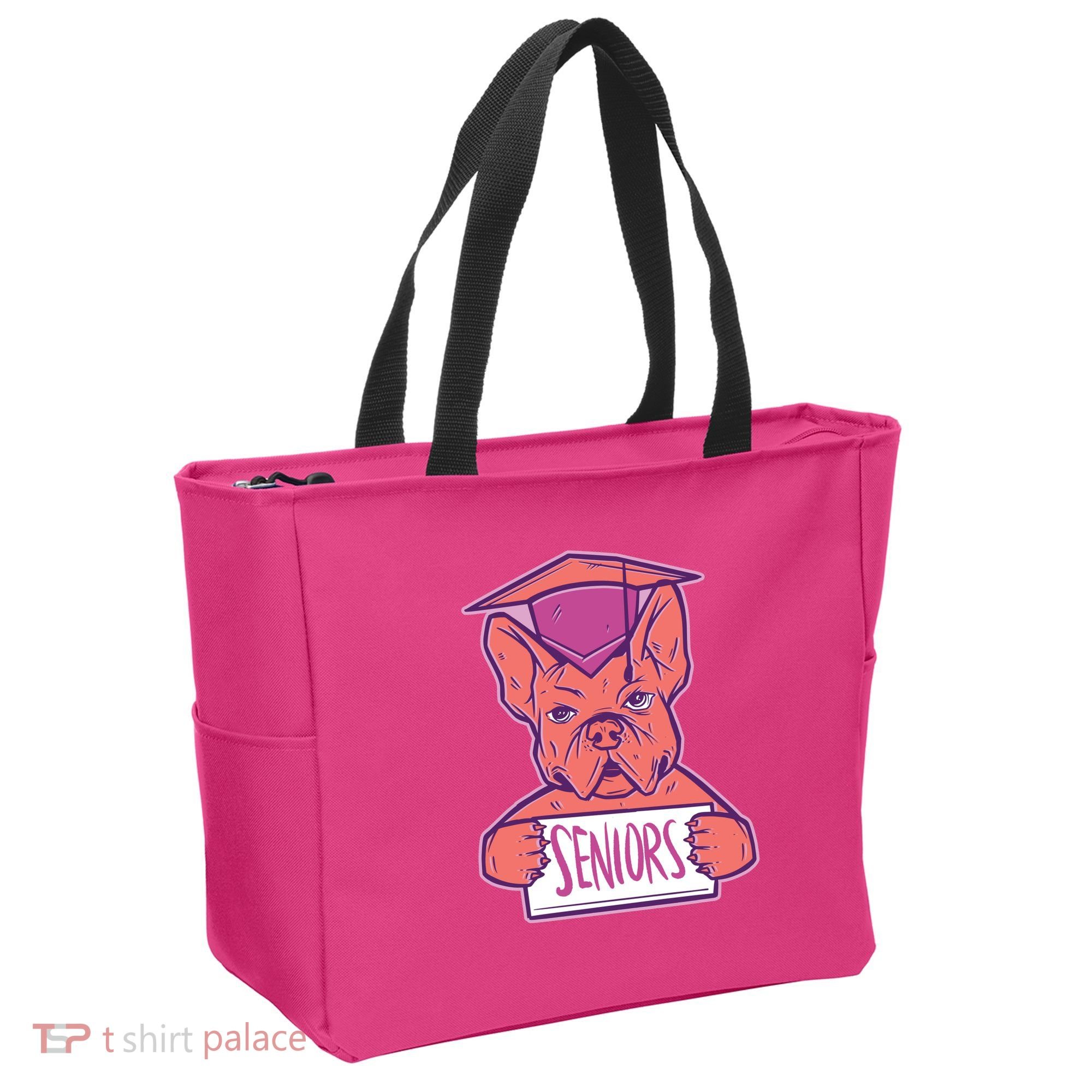 Graduating Bulldog Senior Tote Bag