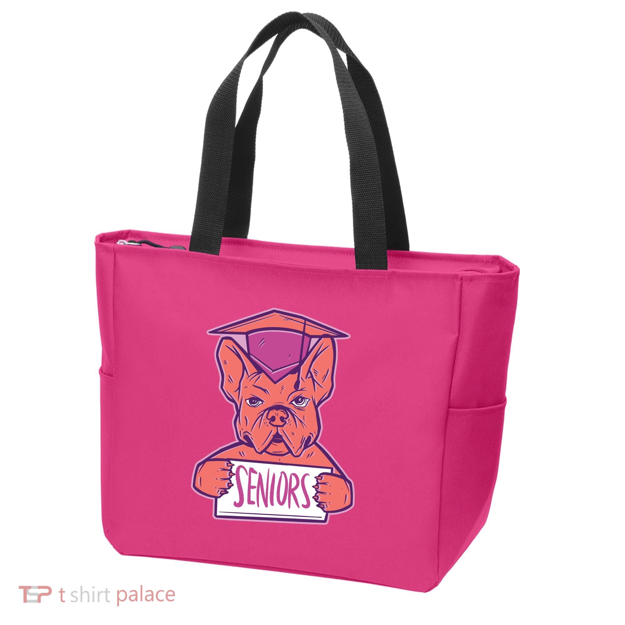 Graduating Bulldog Senior Tote Bag