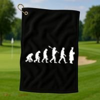 Graduation Evolution Golf Towel thumb 1