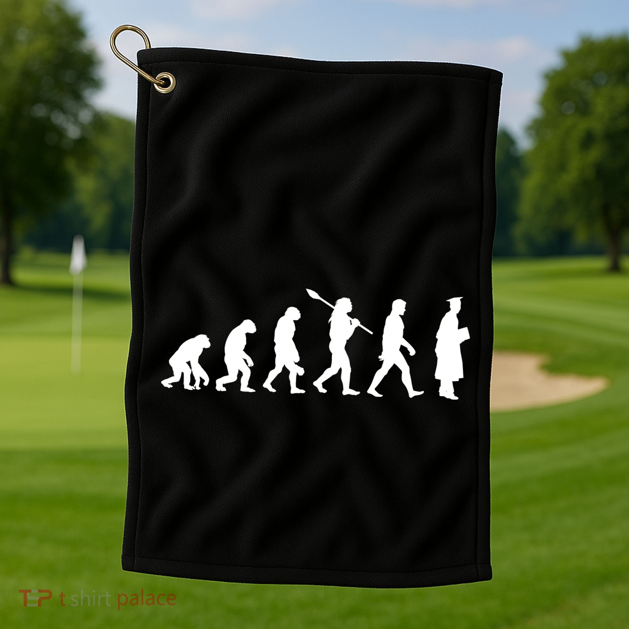 Graduation Evolution Golf Towel