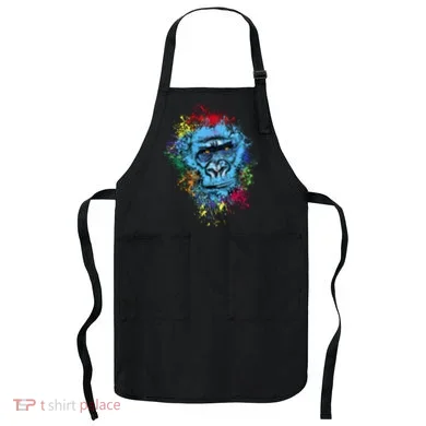 Graffiti Gorilla face Apron