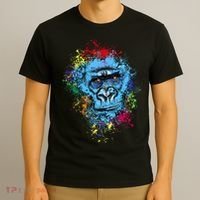 Graffiti Gorilla face T-Shirt thumb 3