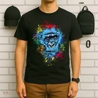 Graffiti Gorilla face T-Shirt thumb 6