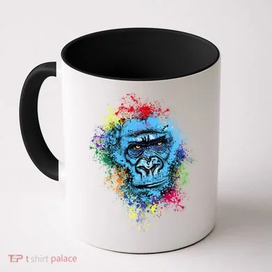 Graffiti Gorilla face Coffee Mug