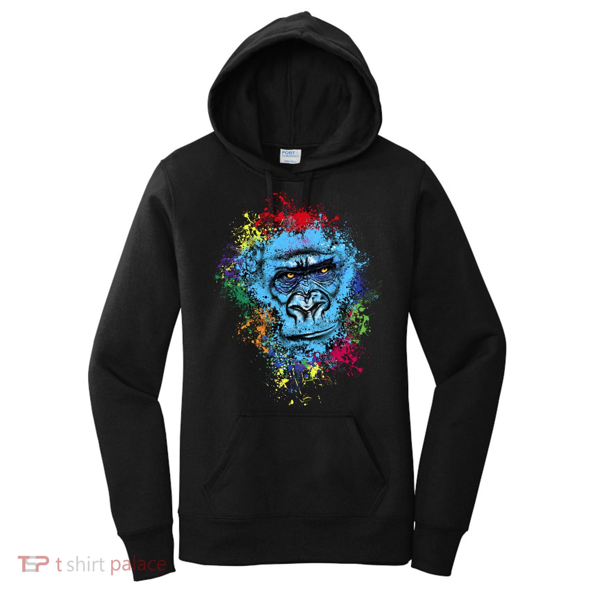 Graffiti Gorilla face Women's Hoodie