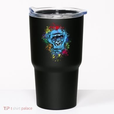 Graffiti Gorilla face Tumbler