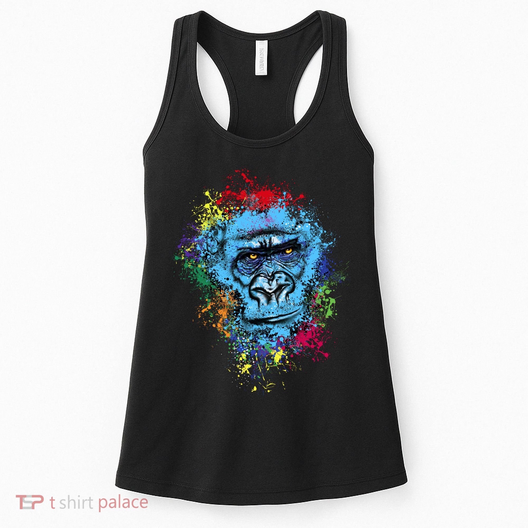 Graffiti Gorilla face Women's Tank Top