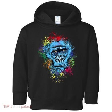 Graffiti Gorilla face Toddler Hoodie