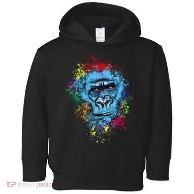 Graffiti Gorilla face Toddler Hoodie