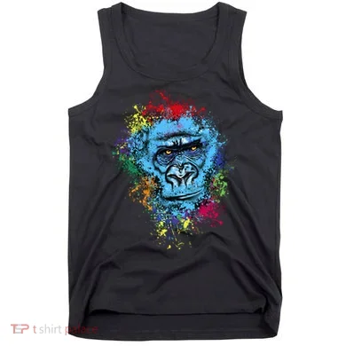 Graffiti Gorilla face Tank Top