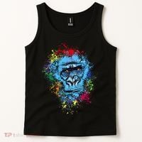 Graffiti Gorilla face Tank Top thumb 2