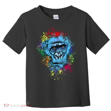 Graffiti Gorilla face Toddler T-Shirt
