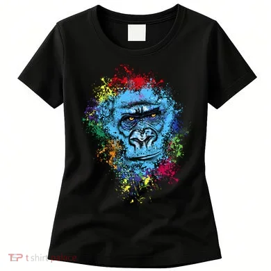 Graffiti Gorilla face Women's T-Shirt