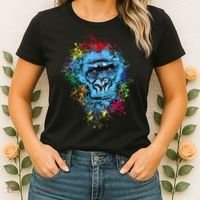 Graffiti Gorilla face Women's T-Shirt thumb 2