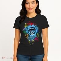Graffiti Gorilla face Women's T-Shirt thumb 4