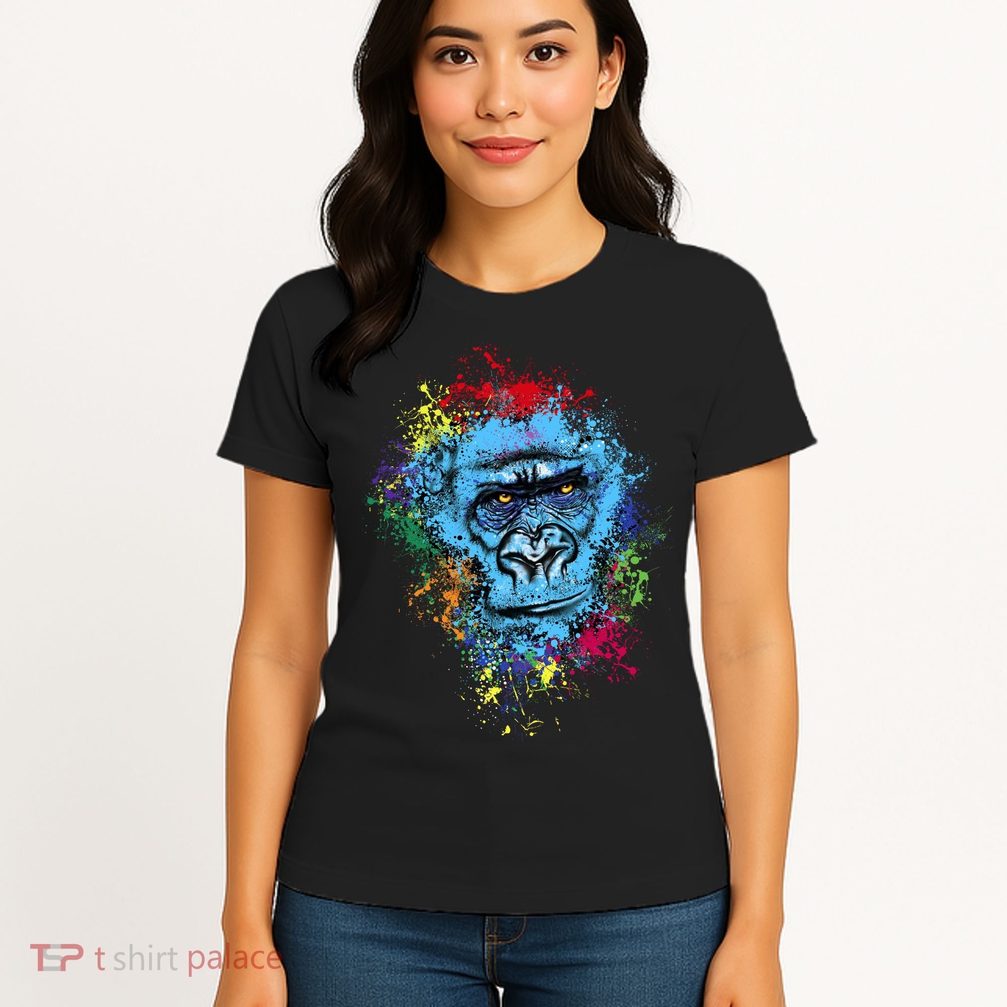 Graffiti Gorilla face Women's T-Shirt