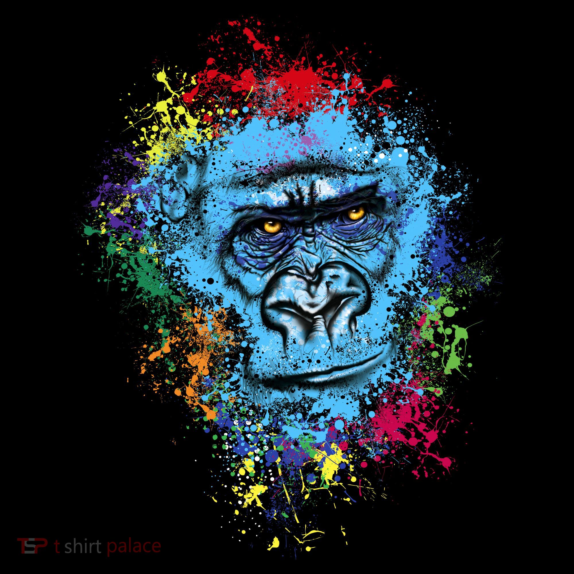 Graffiti Gorilla face Women's T-Shirt