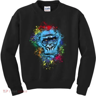 Graffiti Gorilla face Kids Sweatshirt