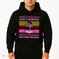 Gramingo Like a Normal Grandma But More Awesome Hoodie thumb 2