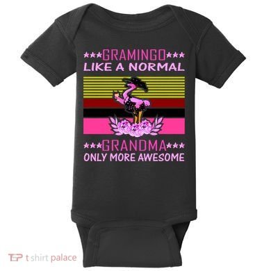 Gramingo Like a Normal Grandma But More Awesome Baby Bodysuit