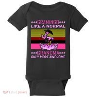 Gramingo Like a Normal Grandma But More Awesome Baby Bodysuit thumb 0