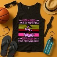 Gramingo Like a Normal Grandma But More Awesome Tank Top thumb 4
