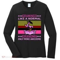 Gramingo Like a Normal Grandma But More Awesome Women's Long Sleeve Shirt thumb 0