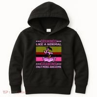 Gramingo Like a Normal Grandma But More Awesome Kids Hoodie thumb 0
