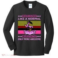 Gramingo Like a Normal Grandma But More Awesome Kids Long Sleeve Shirt thumb 0