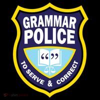 Grammar Police Badge Coffee Mug thumb 5