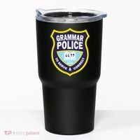 Grammar Police Badge Tumbler thumb 0