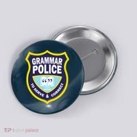 Grammar Police Badge Button thumb 0