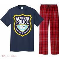 Grammar Police Badge Pajama Set thumb 0